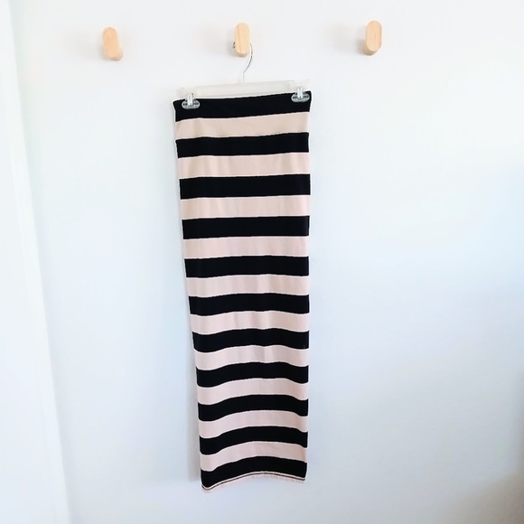 Free People Rugby Stripe Maxi Skirt - Picture 2 of 5